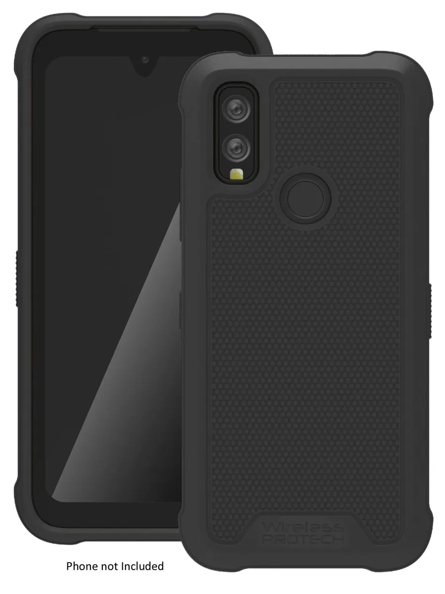 Wireless ProTECH Wireless ProTECH Kyocera DuraSport 5G C6930 Rugged Slim Flexible Case Black — product photo