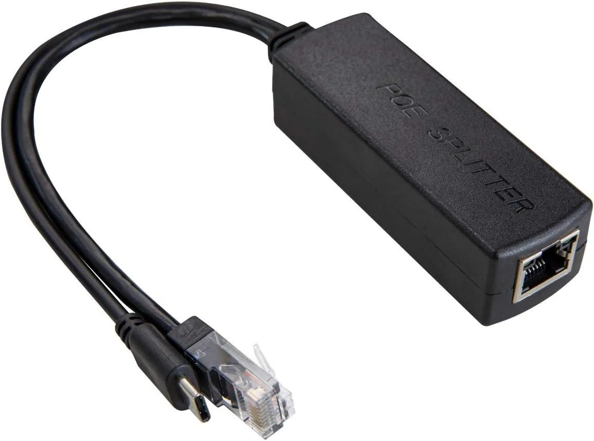 KINGARD KINGARD PoE Splitter USB-C 5V 2.4A Gigabit Ethernet Adapter — product photo