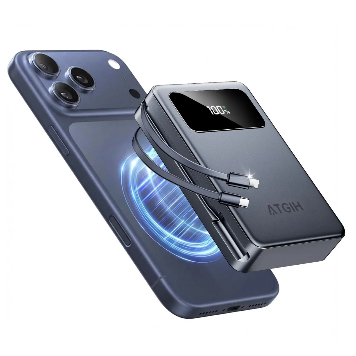 ATGIH M01C-2 power bank 20000mAh black — product photo
