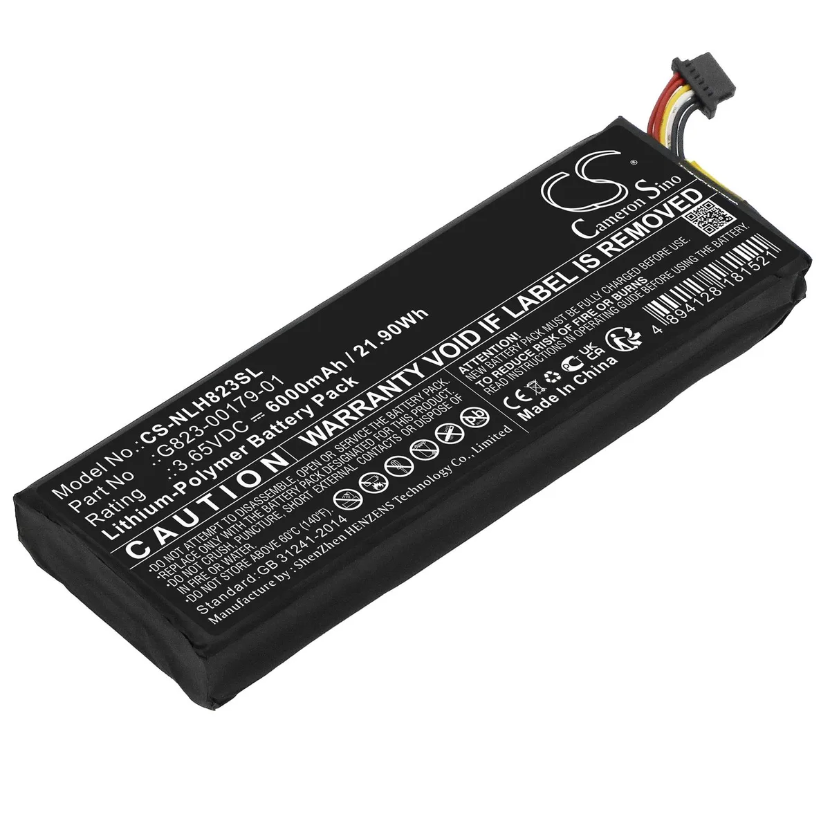 Estry Estry Standard Battery for Nest GQ STYLE AC Doorbell G823-00179-01 5000mAh 3.65V — product photo