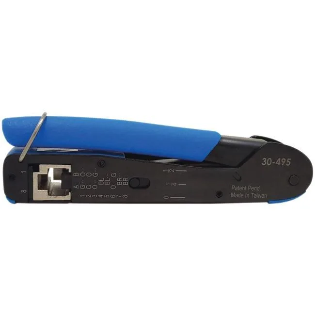 Ideal Ideal 30-495 FT-45 Feed-Thru Mod Plug Crimp Tool pc tool — product photo