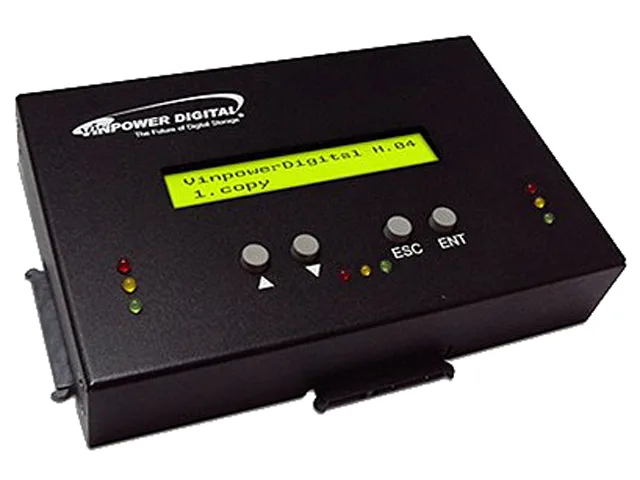 VinPower VinPower HDDMINIDUP-2 duplicator, 2 target SATA 2.5 3.5 128MB DDR2 — product photo