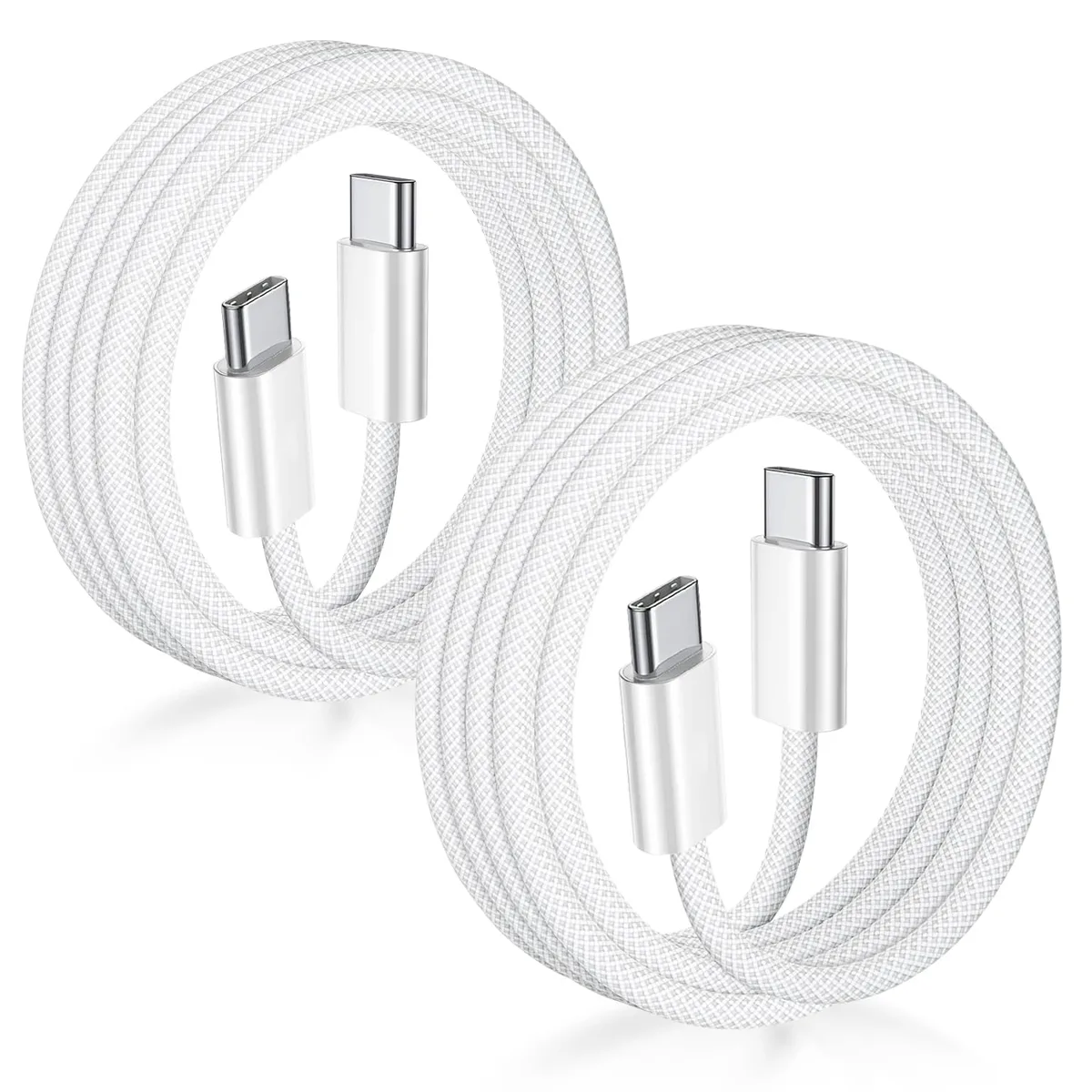 No Sew No Sew OR-M001 USB-C to USB-C cable 3 ft 60 W 2-pack white — product photo