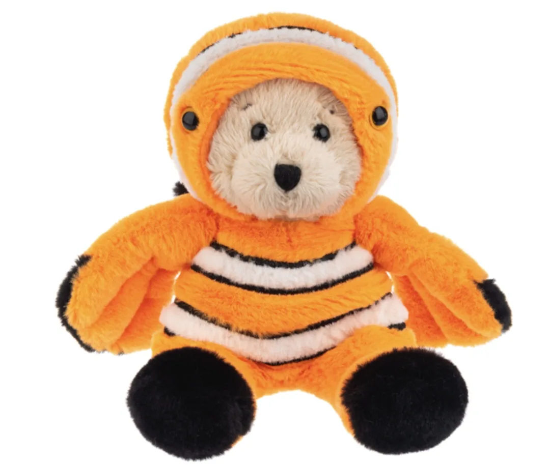 Ganz Ganz Wee Bears Clown Fish Costume Plush Stuffed Toy 6 — product photo