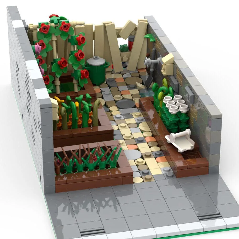 ZITIANYOUBUILD ZITIANYOUBUILD Community Allotment Garden Building Set 681 Pieces MOC — product photo