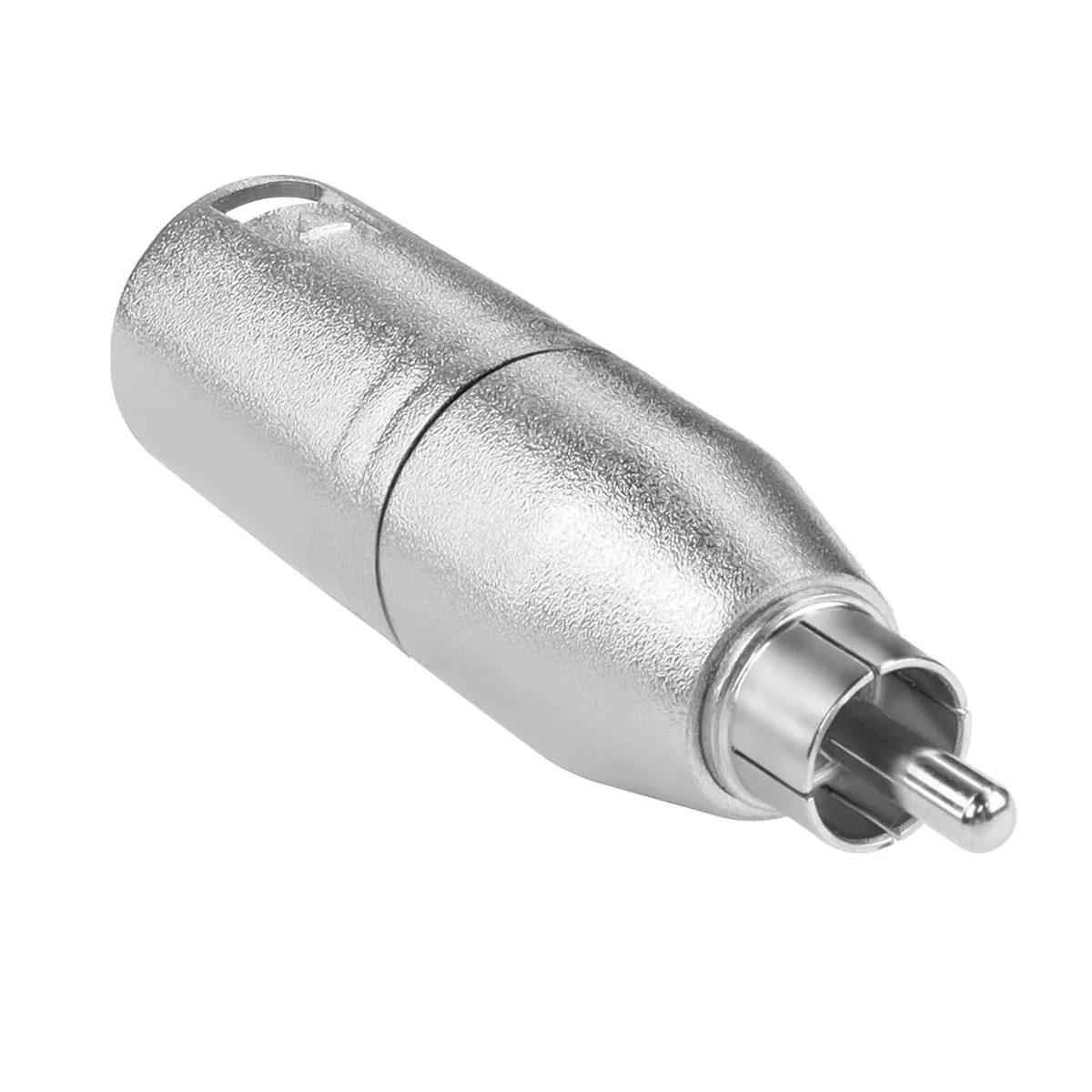  IOGEAR XLR to RCA Audio Converter Adapter 3Pin Male to Male Unbalanced Silver — product photo