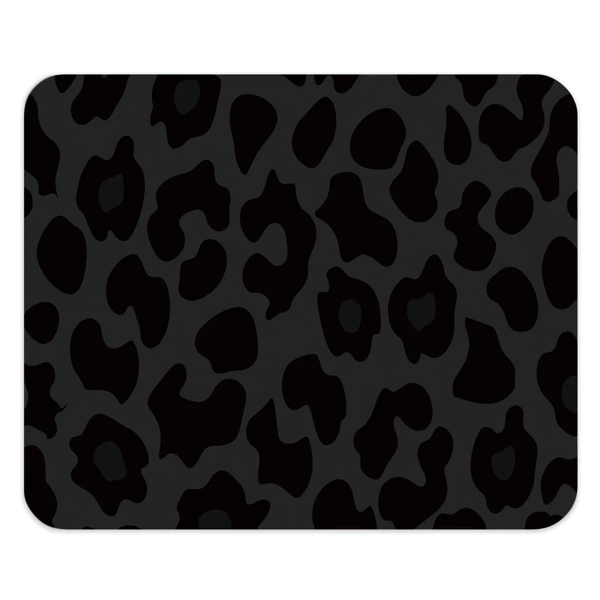  Qnhij 074-JB-SBD-Leopard Black Mouse Pad 9.5x8 in — product photo