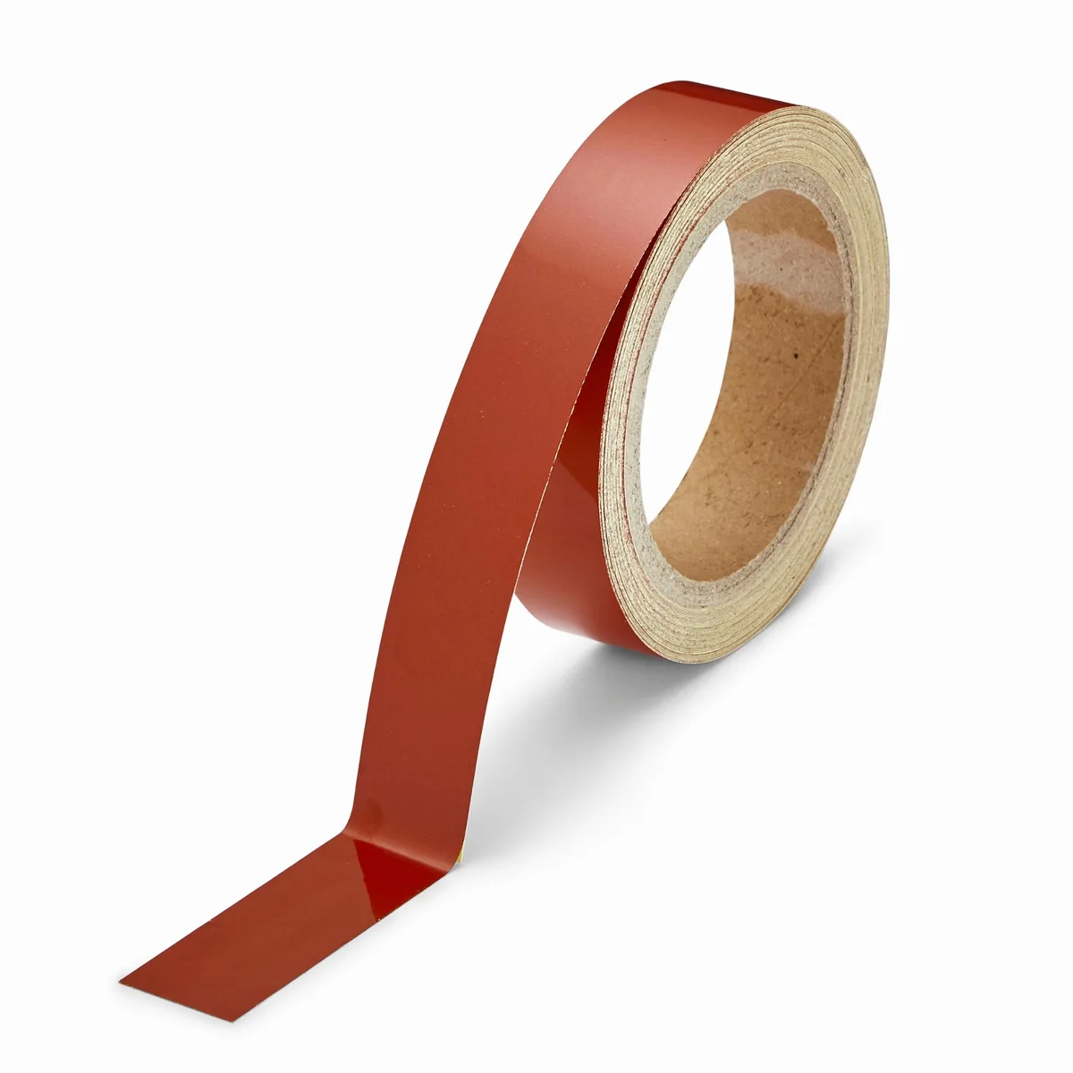 Roll of brown reflective marking tape on a 3‑inch core, 30 ft length, .0075 in thick
