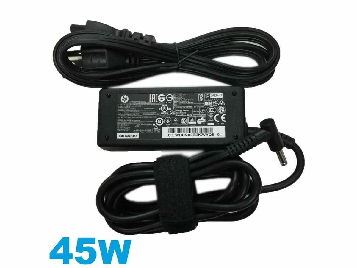 HP HP HSTNN-LA40 45W AC Adapter 19.5V 2.31A 4.5x3.0mm with Cord — product photo