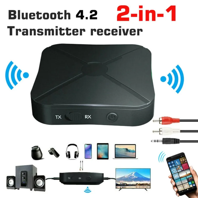528 FACTORY 528 FACTORY KN319 Bluetooth 5.0 Transmitter Receiver Wireless Audio Adapter — product photo