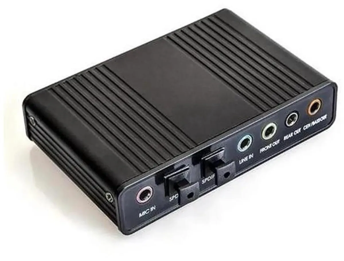 SMUGDESK SMUGDESK USB 2.0 External 6 Channel Sound Card 5.1 Surround with Optical S/PDIF — product photo