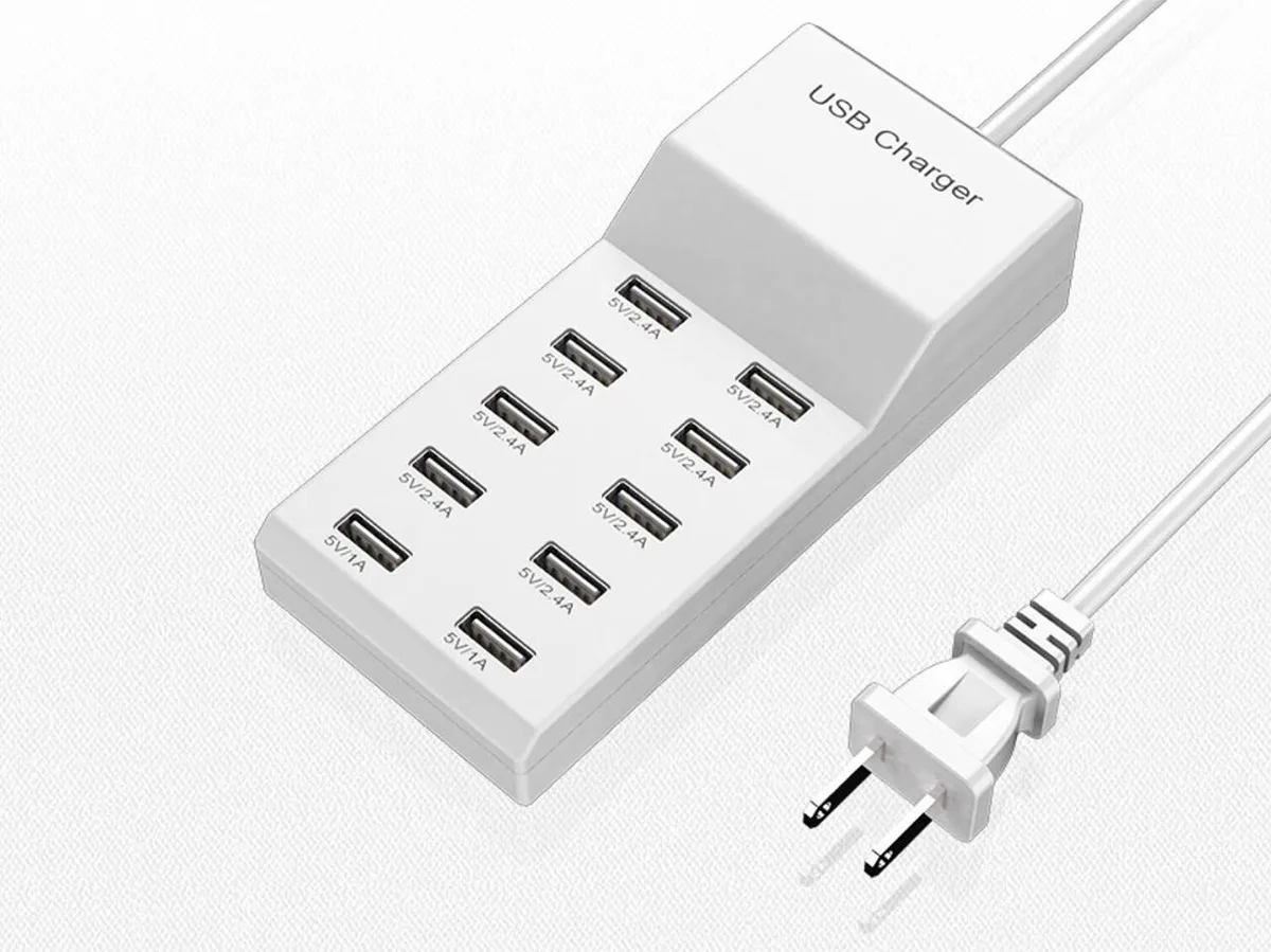 RIITOP RIITOP 10-Port USB Charger White — product photo
