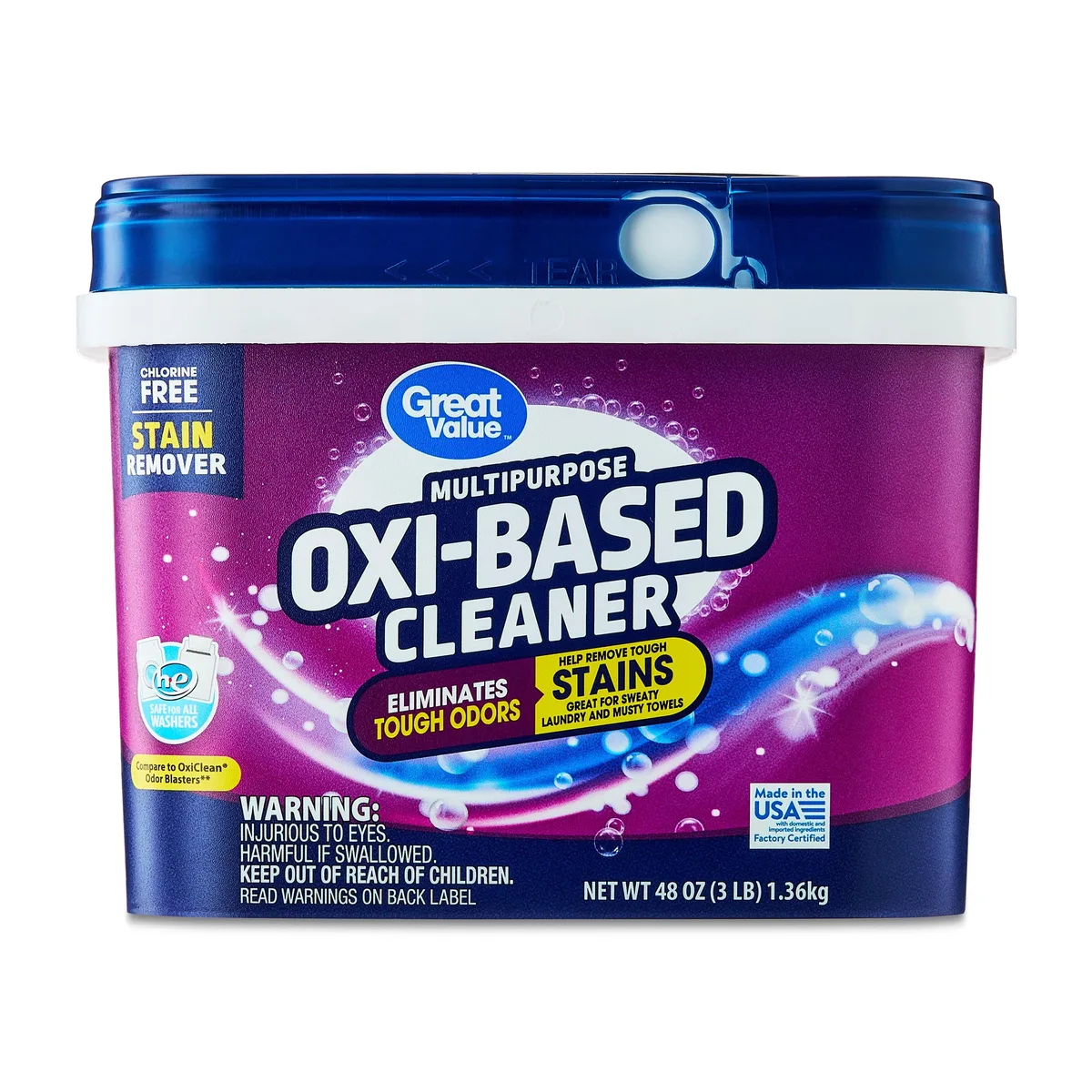 None Continuous None Continuous Multipurpose Oxi-Based Cleaner 3 lb — product photo