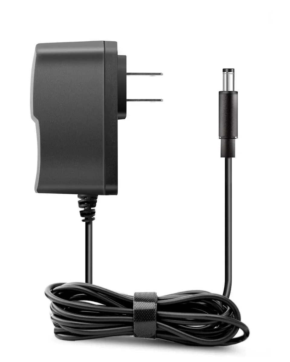 Black Dell 12V 1A power adapter with 5.5x2.1mm barrel connector and 6ft cord