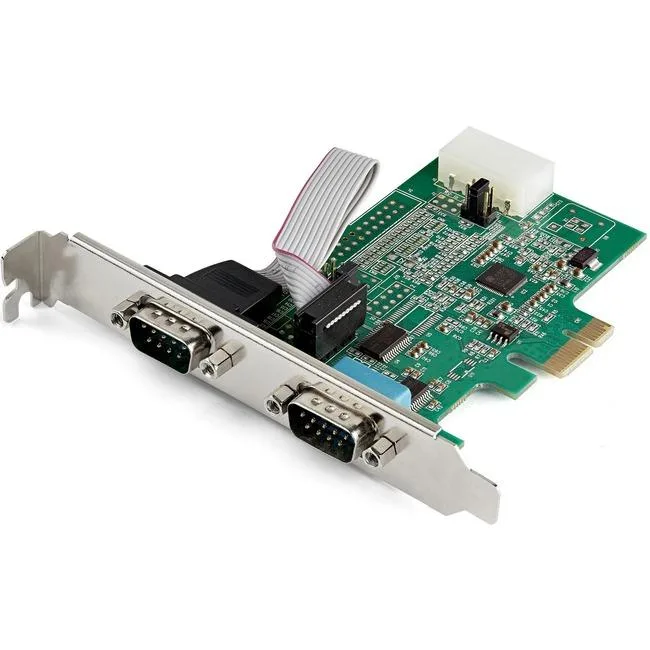 STARTECH STARTECH PEX2S953 2 Port PCIe RS232 Serial Adapter Card — product photo