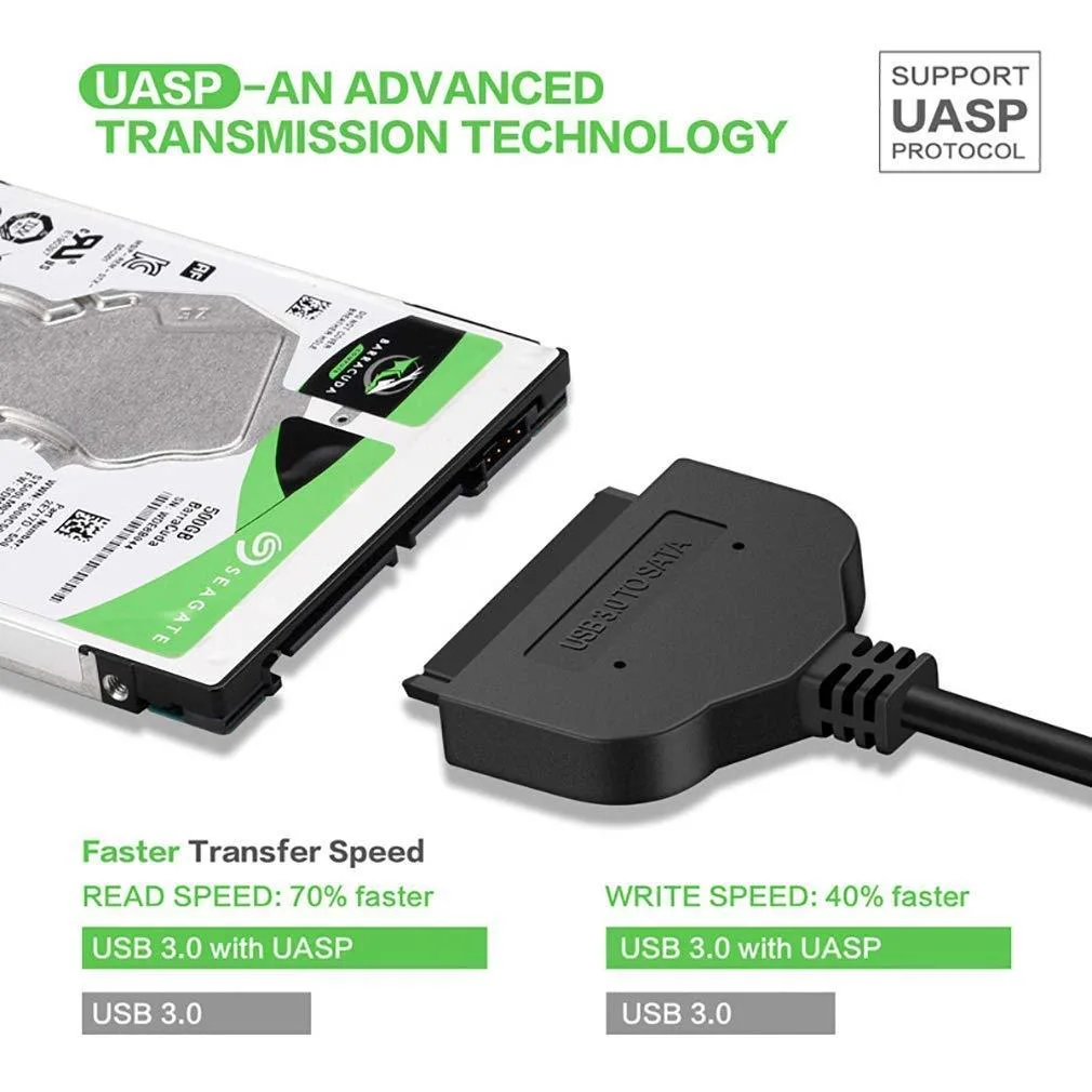  Valuegist U3S3-Cable SATA to USB 3.0 Adapter Cable for 2.5" Drive — product photo