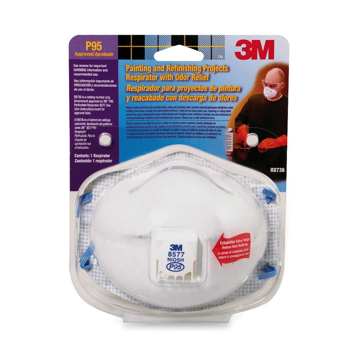 3M 3M 8577PA1B P95 Respirator Inventory Supply — product photo