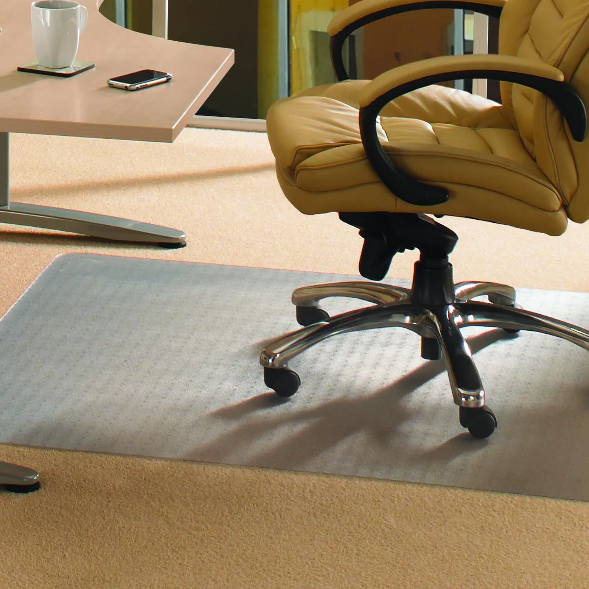 Floortex Floortex 14165424 Clear Chair Mat 36 x 48 inch office furniture — product photo