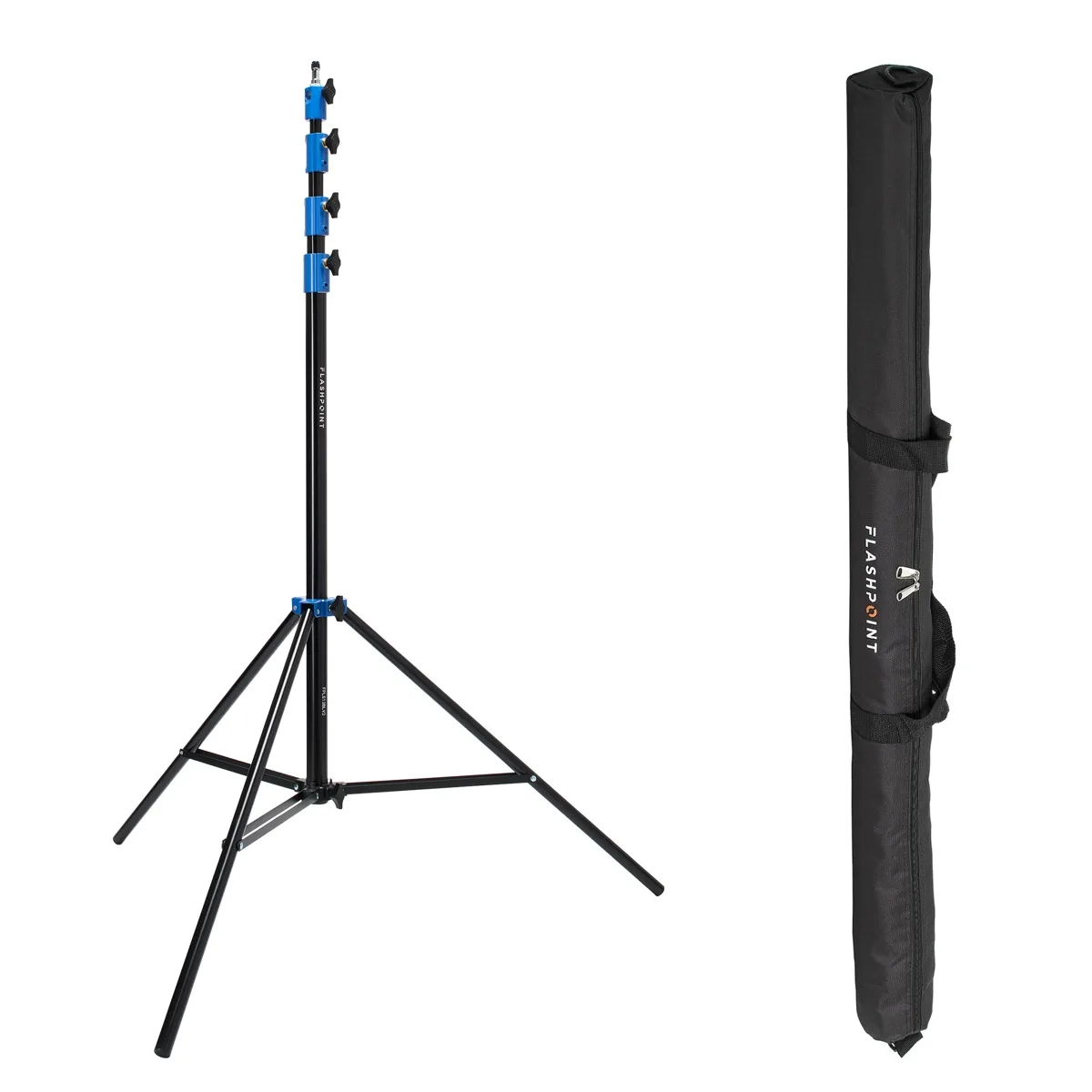 Flashpoint Brand Flashpoint Brand Pro Air-Cushioned Heavy-Duty Light Stand Blue 13 — product photo