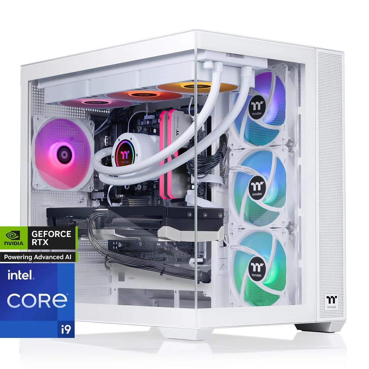 Thermaltake Thermaltake V38S-Z790-570-LCS gaming PC i9-14900KF RTX 5070 32GB DDR5 1TB — product photo