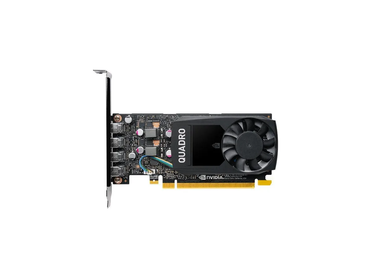 PNY Technologies, Inc. PNY Technologies, Inc. Quadro P1000 VCQP1000V2-PB 4 GB GDDR5 workstation graphics card — product photo