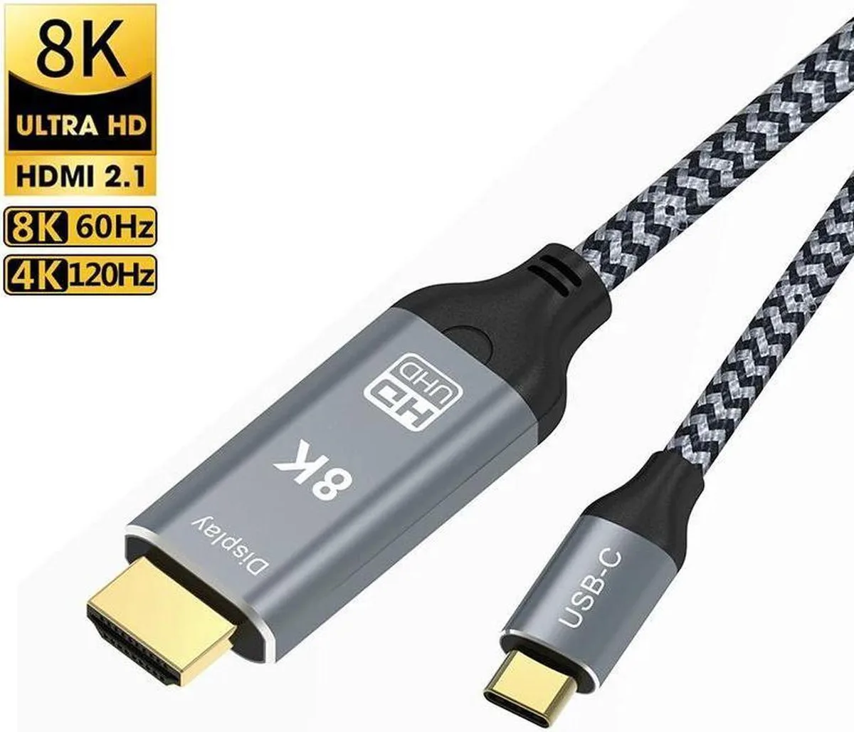 SMUGDESK SMUGDESK USB C to HDMI 2.1 Cable 10Feet — product photo
