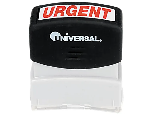Universal Business Supply Universal Business Supply 10070 URGENT Pre-Inked Stamp Red — fotografie produktu