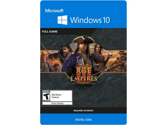 Microsoft Microsoft 2WU-00035 Age of Empires 3 Definitive Edition downloadable game — product photo