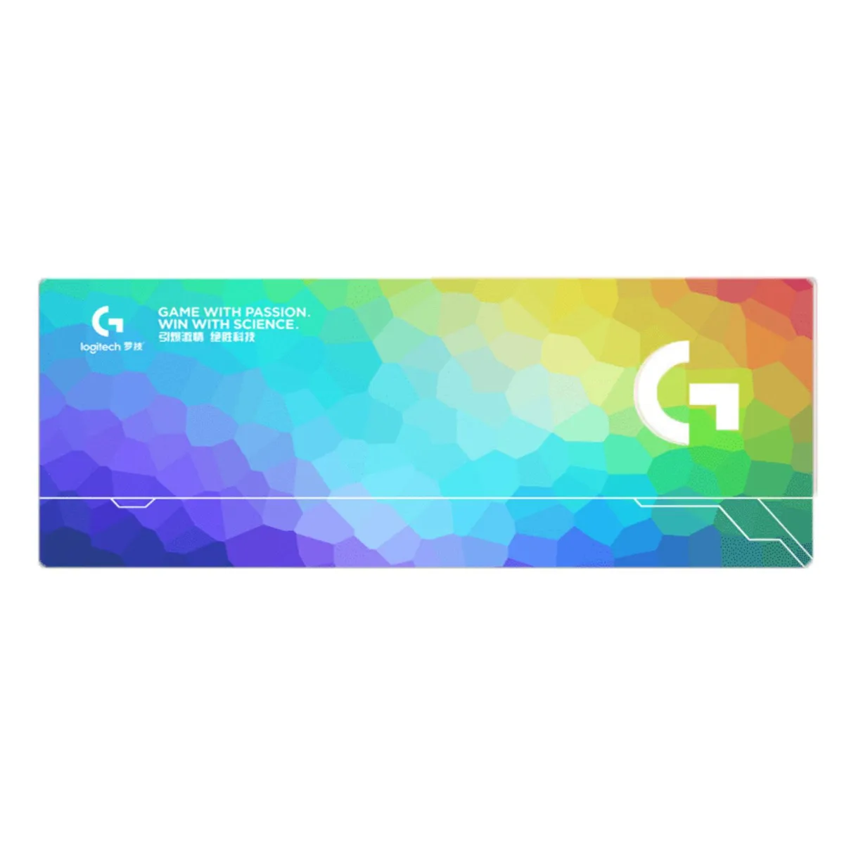 Logitech Logitech Desk Mat Studio Series F005-10-colorful 31.5x12x0.2in 80x30cm 0.12in 286g — product photo