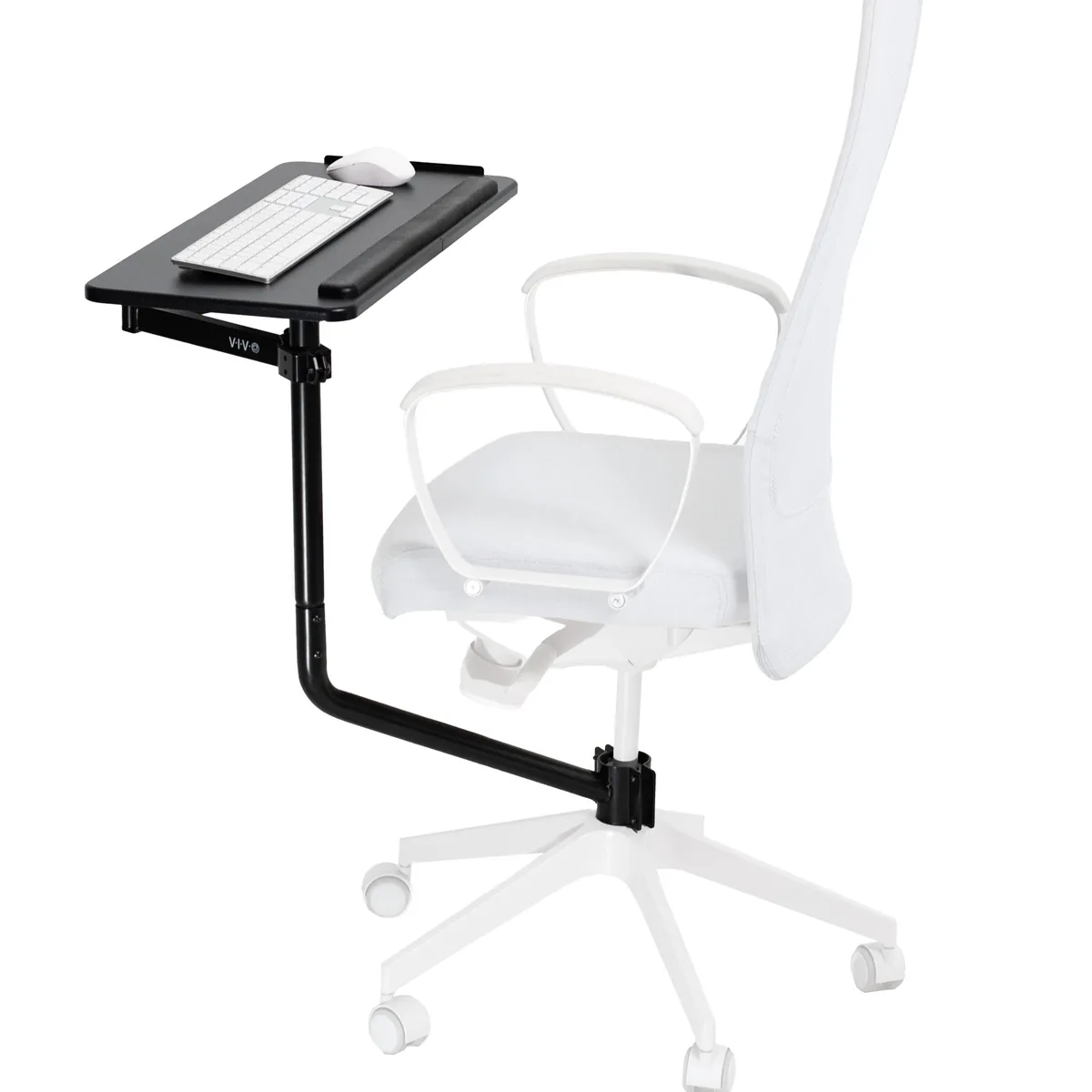 VIVO VIVO Chair Mounted Keyboard Tray 26 x 11.8 inch Full Motion Black — product photo
