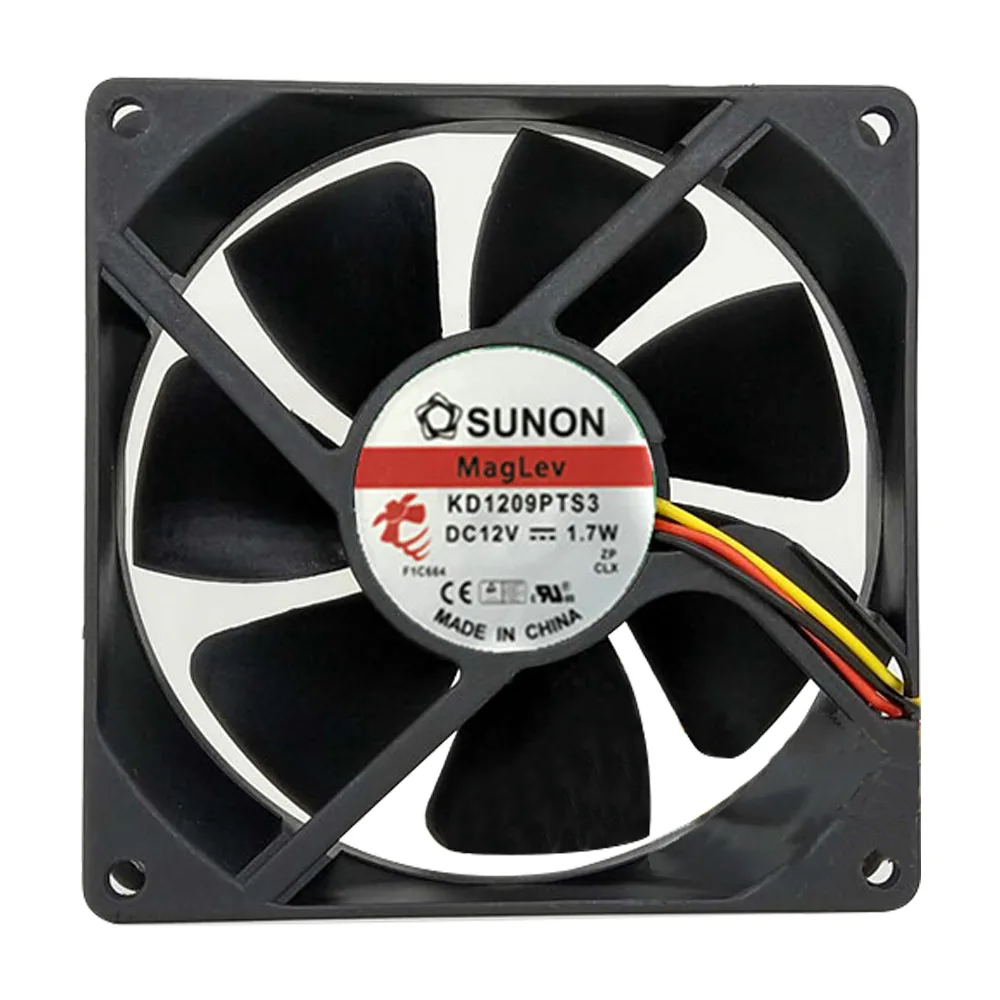 Fans Fans KD1209PTS3Size case fan 92 mm 12 V 0.14 A 2100 RPM 35 CFM 28 dB ball bearing — product photo