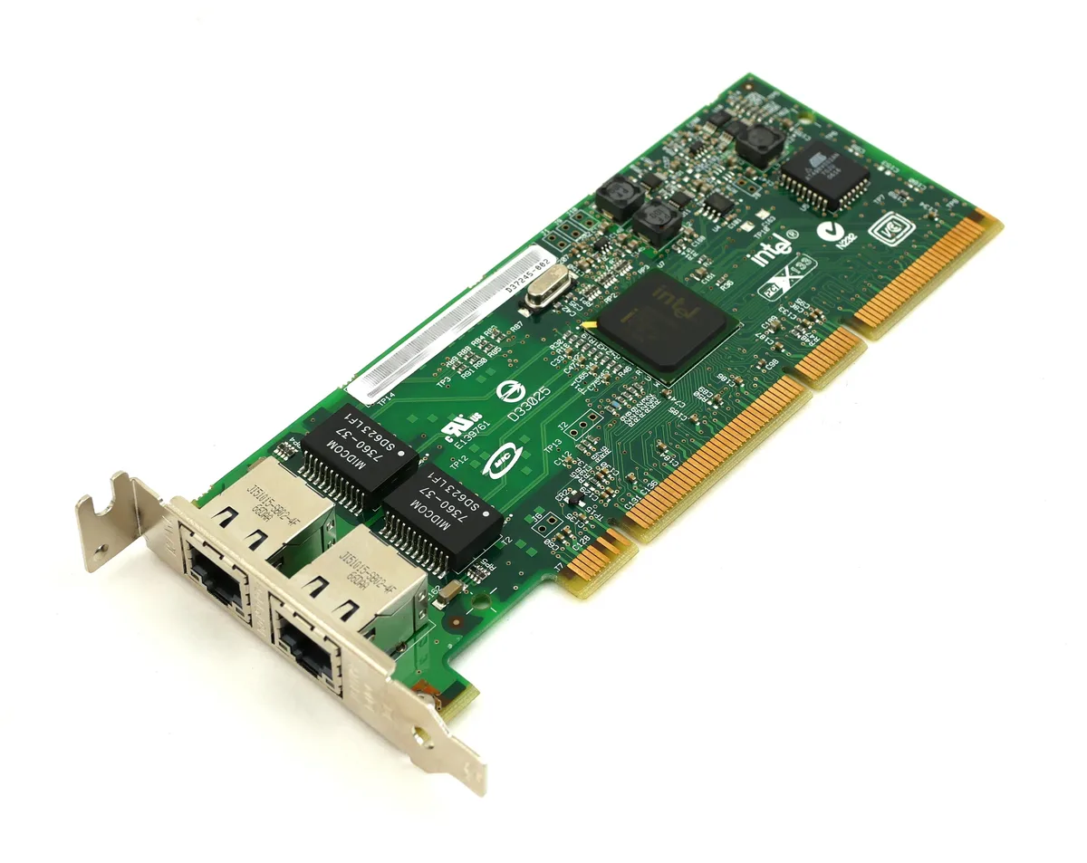 SUN SUN Intel Pro/1000 1000GT PCI-X Dual RJ45 network card D37245-002 371-0911-01 — product photo