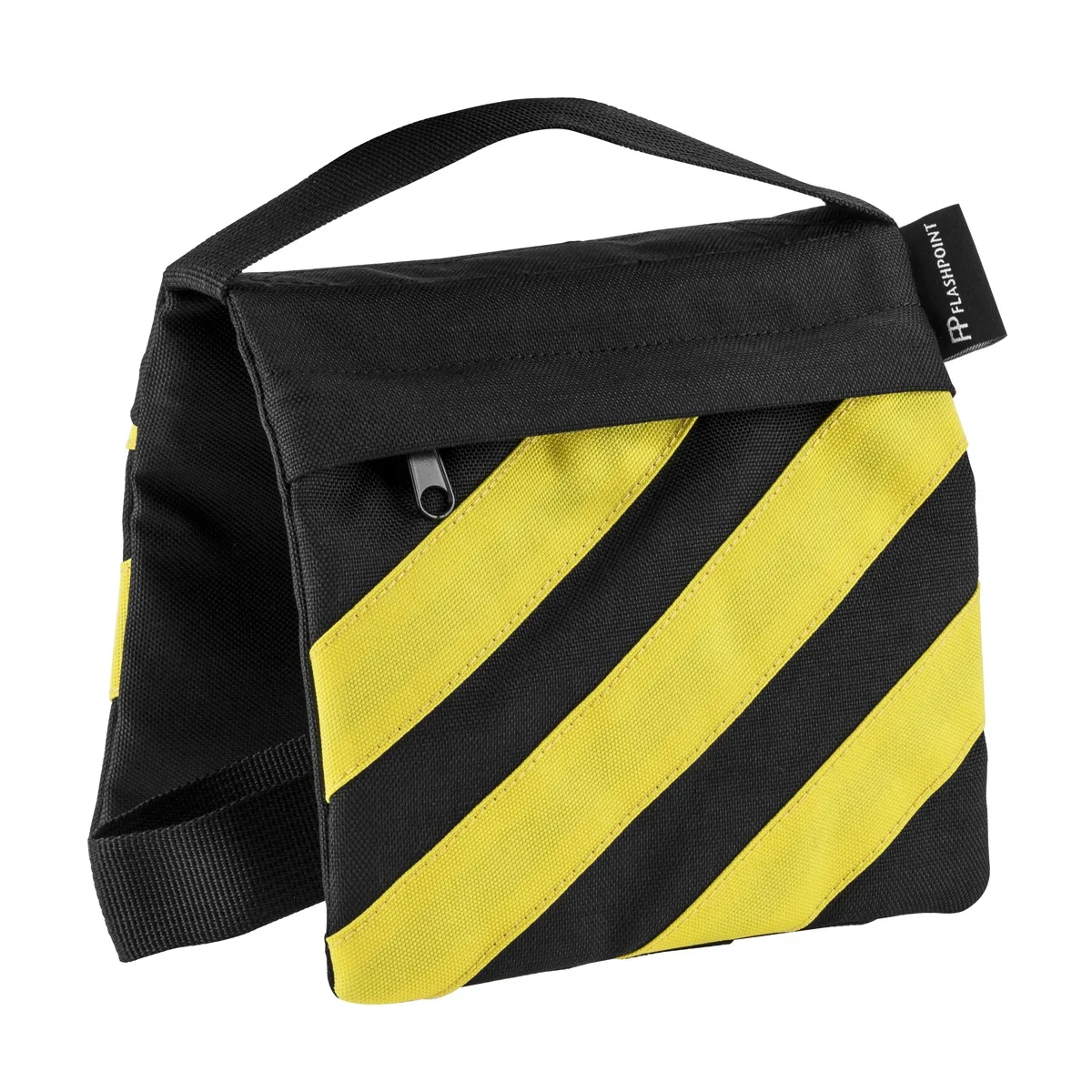 Flashpoint Brand Flashpoint Brand Empty Saddle Sandbag 5 lb Yellow &amp; Black Stripes — product photo