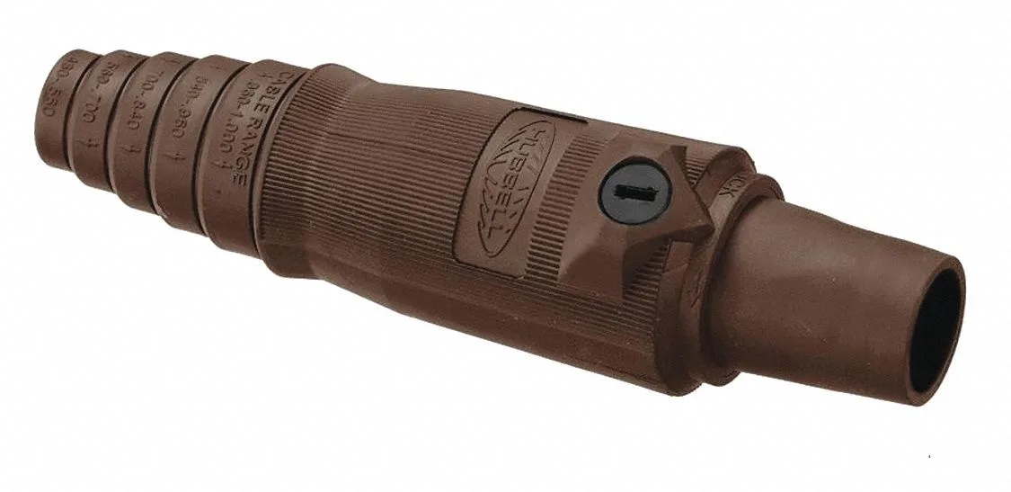Hubbell Incorporated Hubbell Incorporated HBL400FBN Series 16 Single Pole Connector 400A Brown — product photo