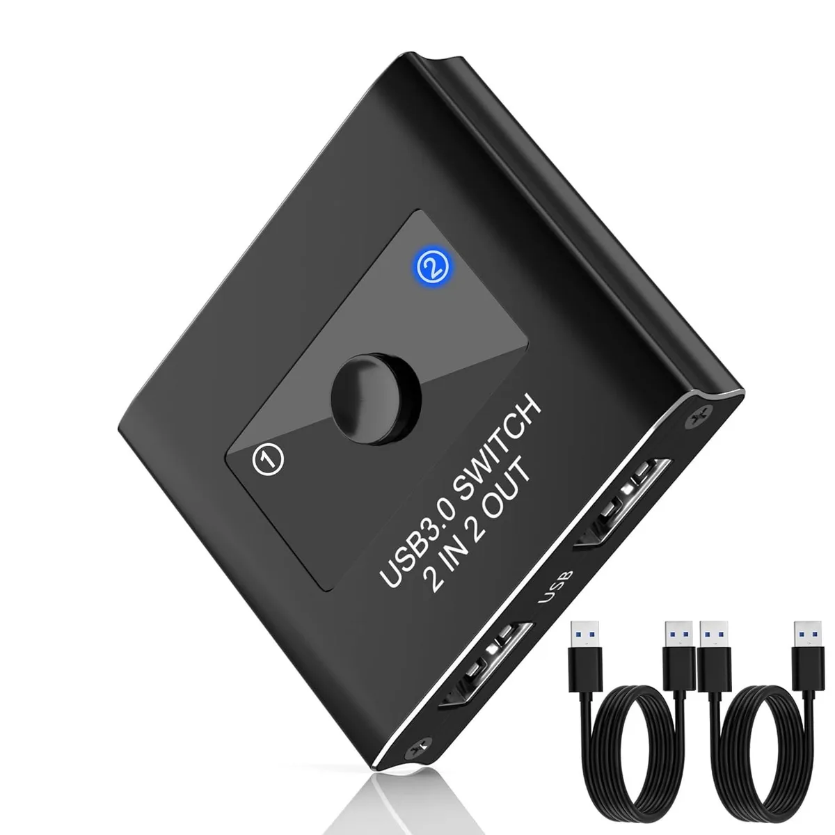 Hitoor Hitoor USB 3.0 Switch 2 in 2 Out KVM Switch — product photo