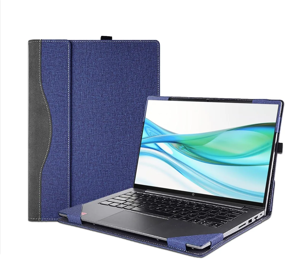 BONAEVER BONAEVER 14 inch Hard Case for HP ProBook 440 445 G11 EliteBook 640 645 G11 Blue — product photo