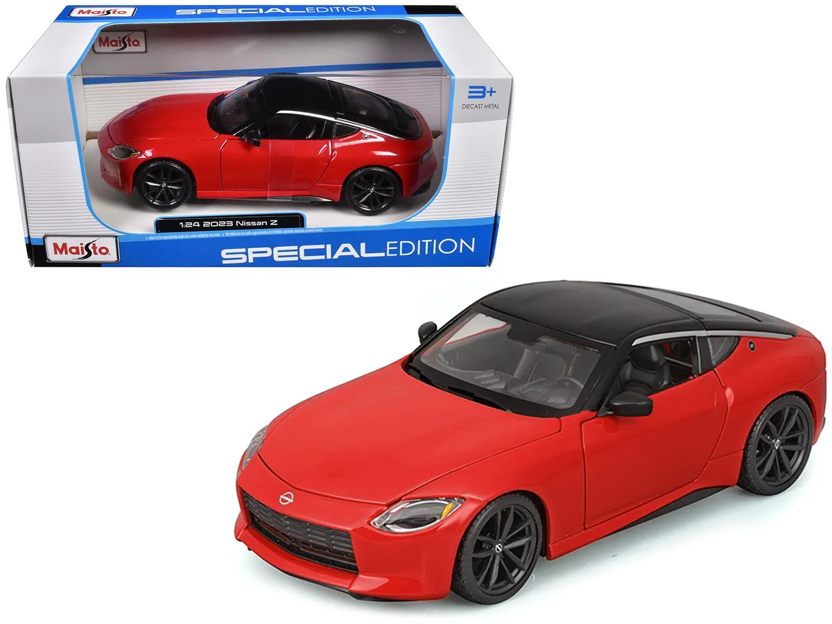 Maisto Maisto 2023 Nissan Z Red with Black Top "Special Edition" 1/24 hobby collectible — product photo