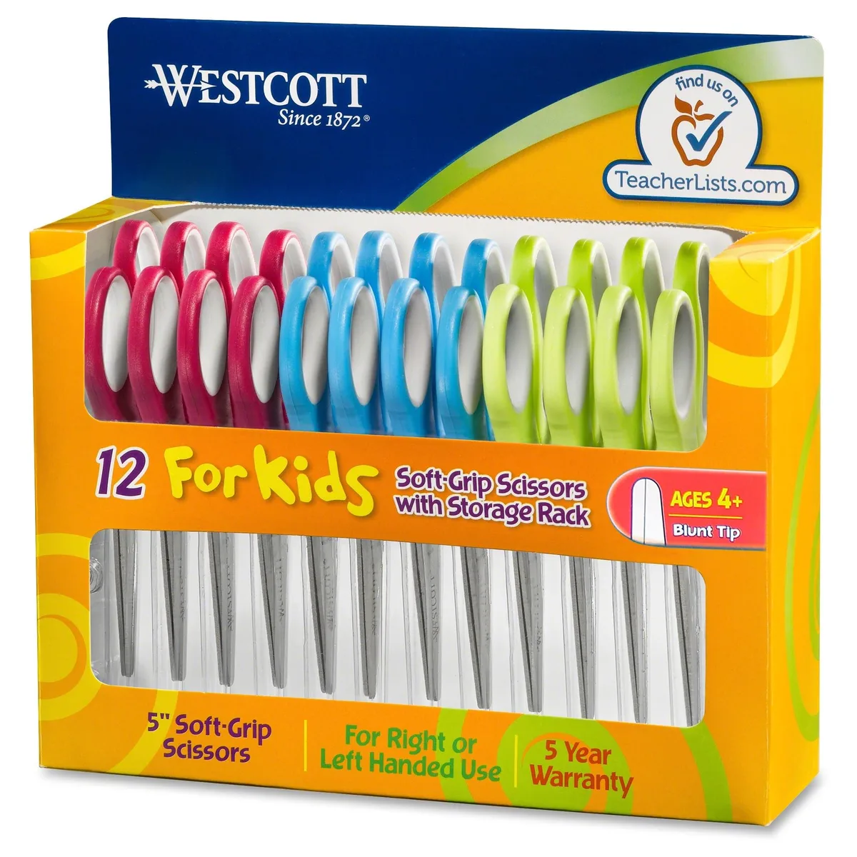 Acme United Acme United 15971 scissors blunt tip 5 inch 12 pack — product photo