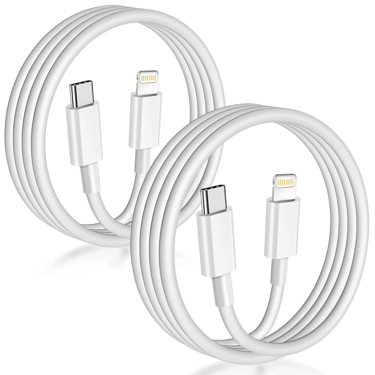 No Sew No Sew USB-C to Lightning Cable 2-Pack 6 ft White — product photo