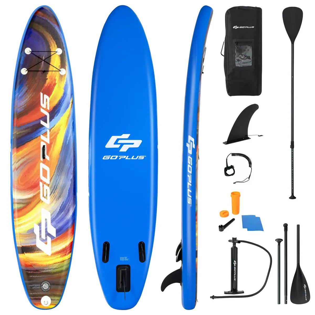 Costway Costway 10.5' Inflatable Stand Up Paddle Board with Aluminum Paddle — product photo