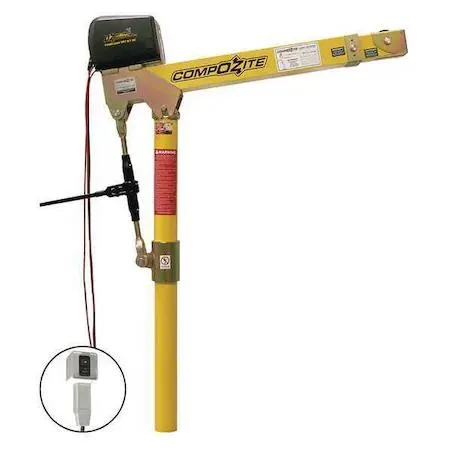 Oz Lifting Products Oz Lifting Products OZ1200DAV-DCW Davit Crane 1200 lb 22-66 in — product photo