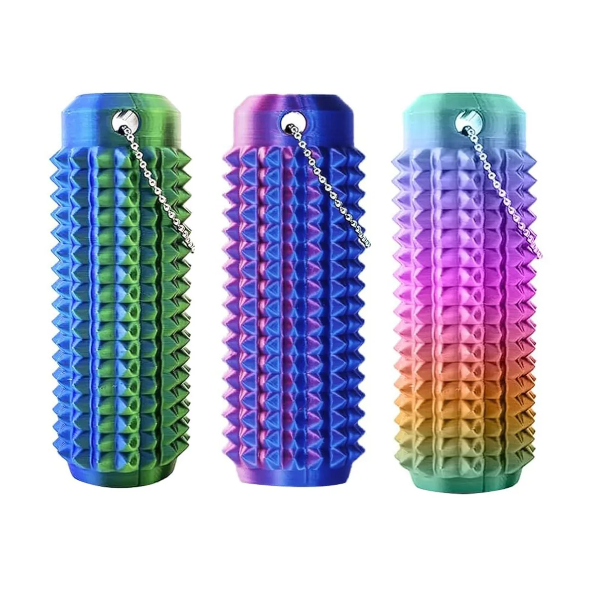 Little Ouchies 3pc Spiky Fidget Keychain Educational Toys — product photo