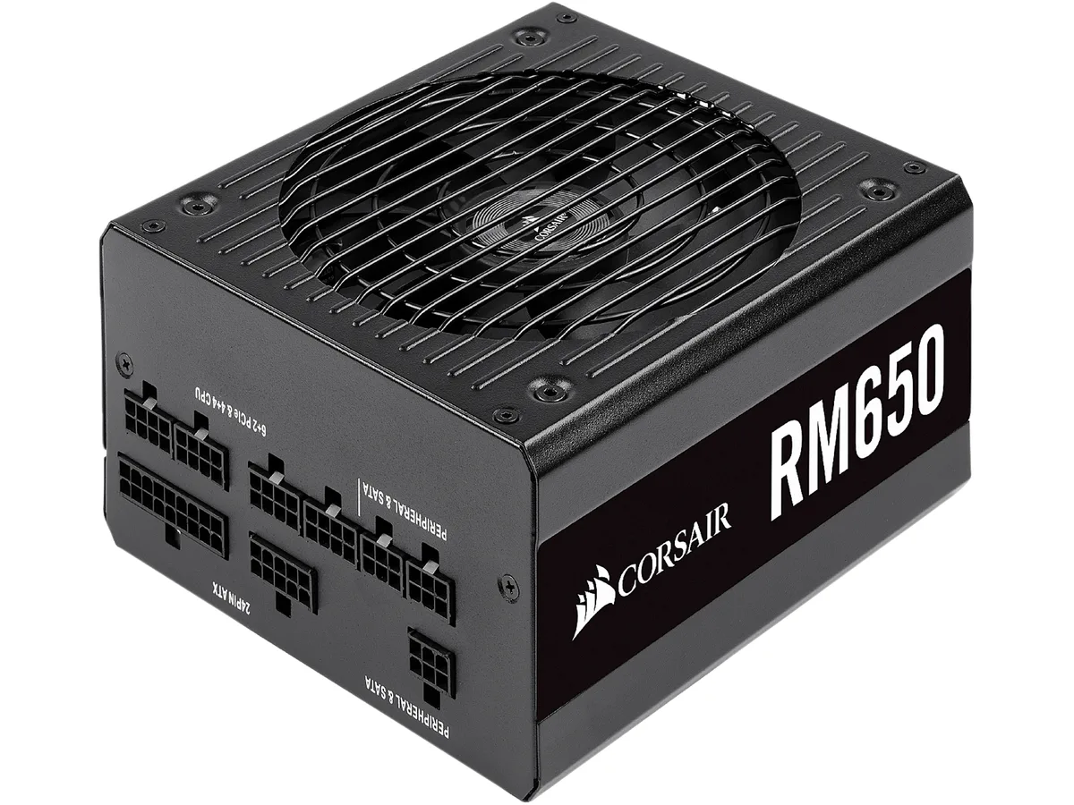 Corsair Corsair CP-9020194-NA RM650 650 W power supply — product photo