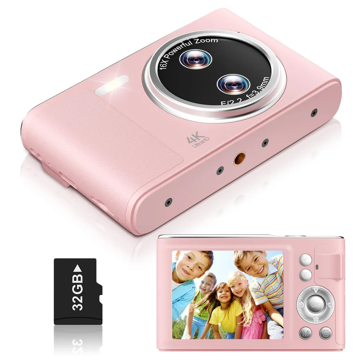 Polaroid PIXPRO DC602 48MP 16x Zoom 2.7" LCD Point & Shoot Camera Black — product photo