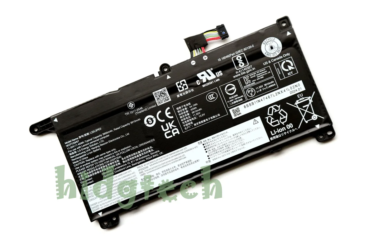 Beisite Beisite L22B3pE0 L22L3pE0 L22M3pE0 45Wh laptop battery — product photo