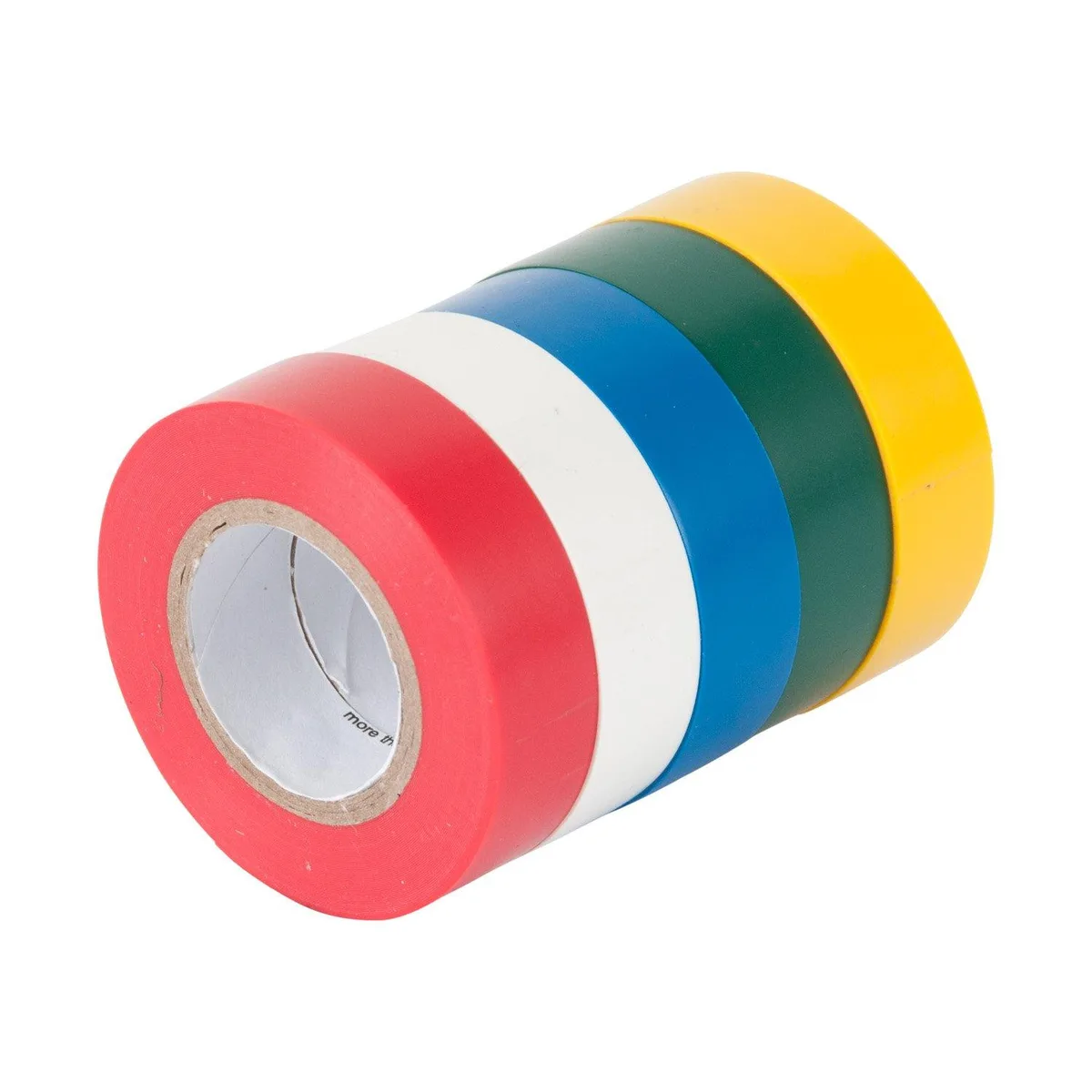  Gardner Bender GTPC-550 Electrical Tape ½ in x 20 ft 5 Pack Assorted Colors — product photo