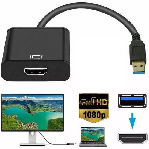 NShi NShi USB 3.0 to HDMI Adapter 1080P 20cm — product photo