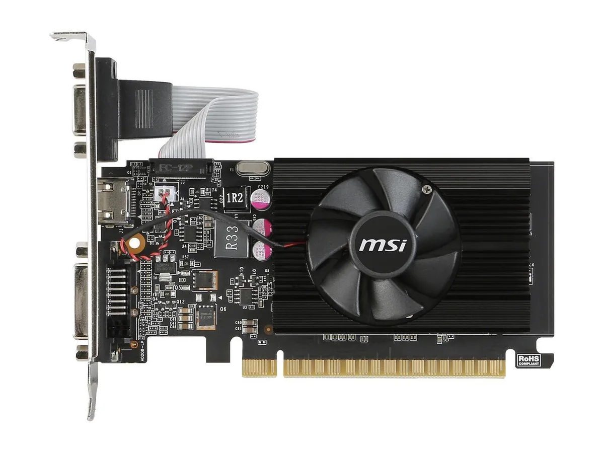 MSI MSI GT 710 2GD3 LP graphics card — product photo