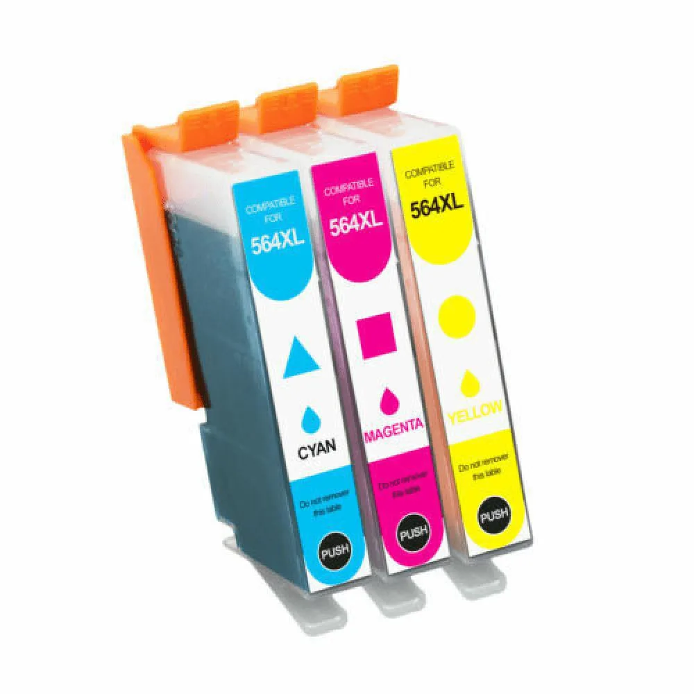 Ninestar Technology Ninestar Technology 564XL 3 Pack Cyan Magenta Yellow Toner Cartridges — product photo