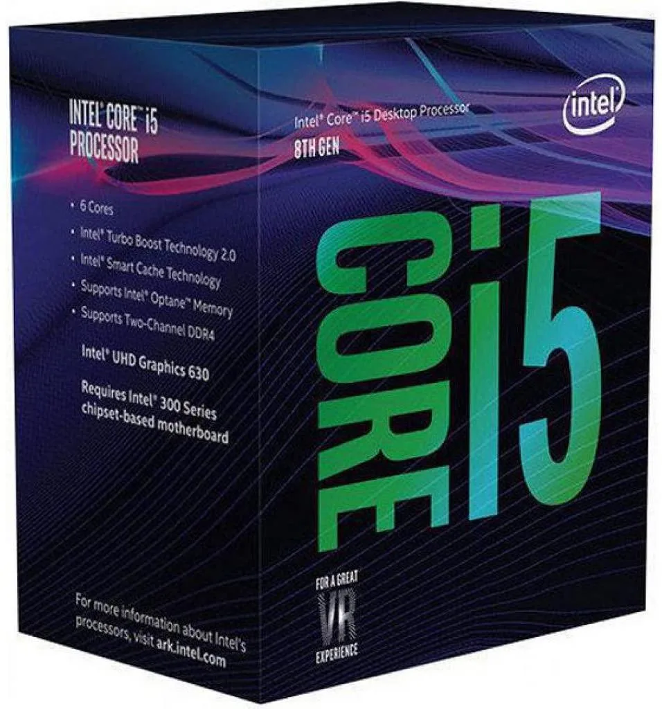 Intel Intel Core i5-8600K desktop processor 4.3 GHz 95W LGA 1151 300 Series — product photo